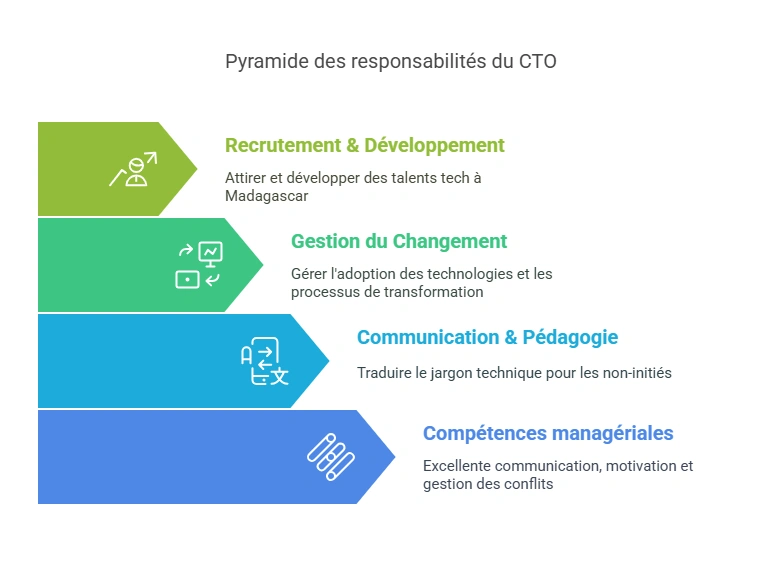 Pyramide des responsabilités du CTO